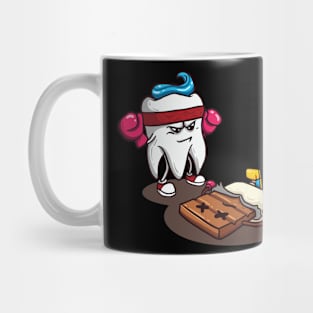 Boxer Tooth Funny Dental Molar Teeth Mug